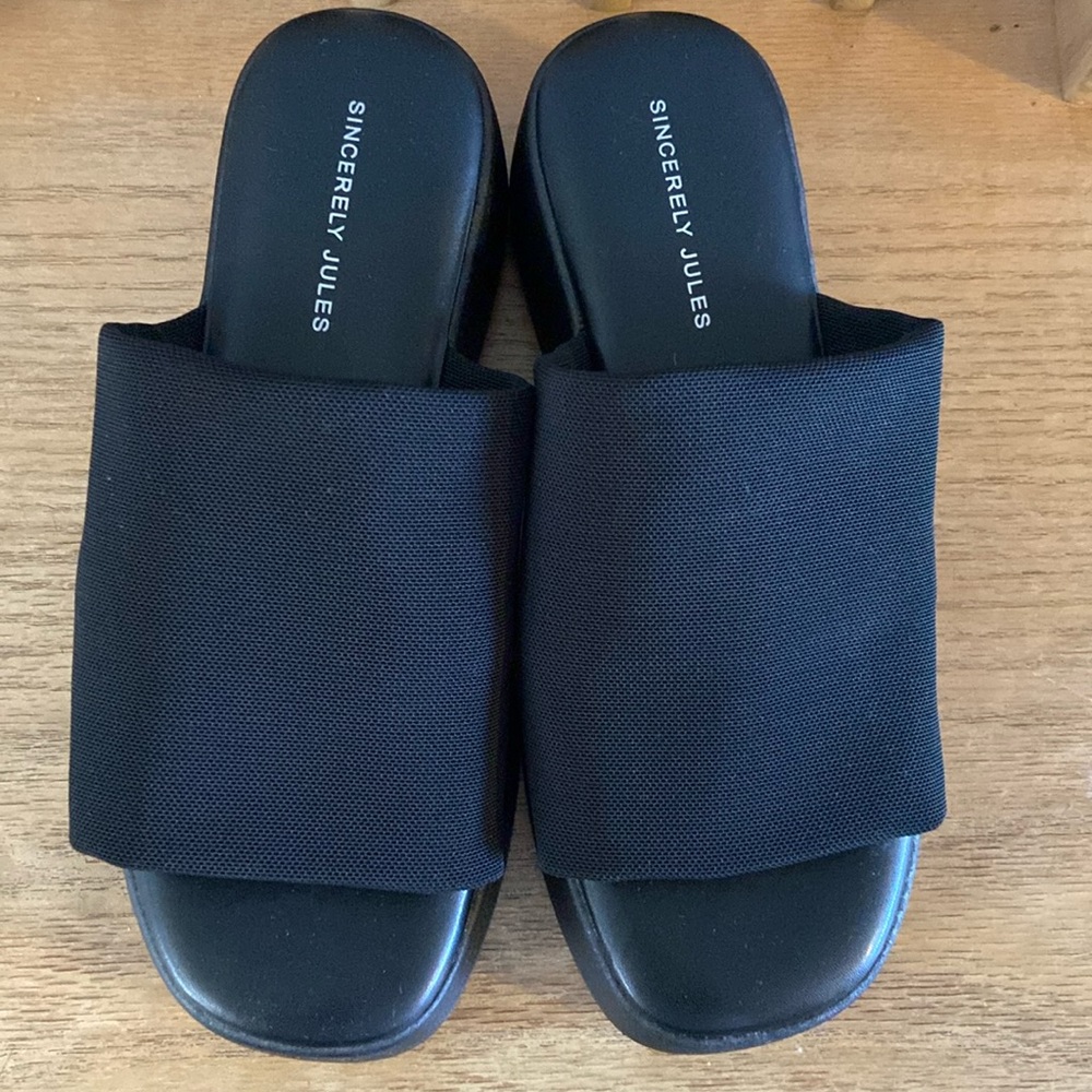 Sincerely Jules platform sandles